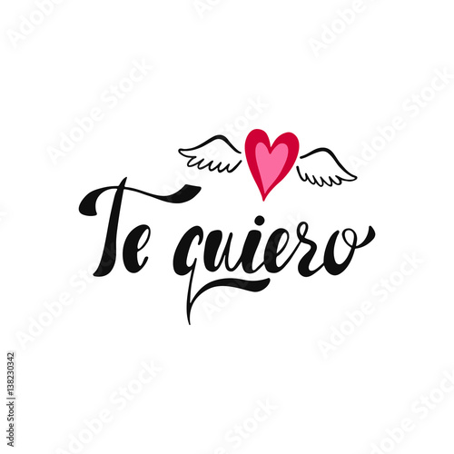 Romantic handwritten phrase about love. Hand drawn lettering to Valentines day design, wedding postcards, greeting cards, posters and prints
