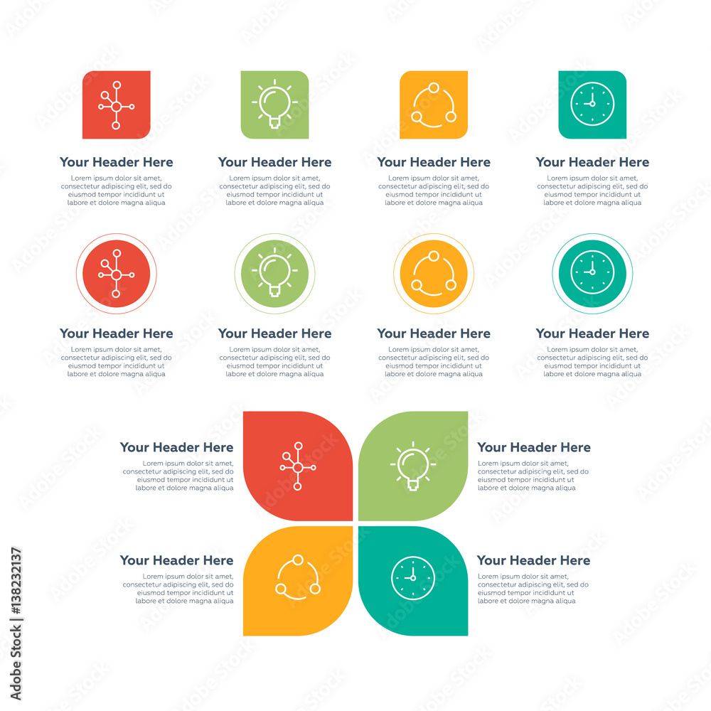 Infographic elements. Features Infographic elements. Features