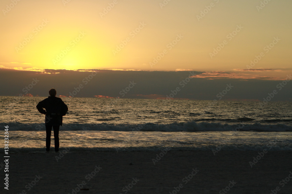 Florida  Gulf Sand and Sunset