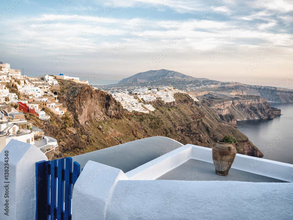 Obraz premium View of Santorini island