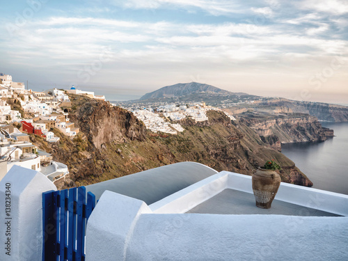 Obraz na płótnie View of Santorini island