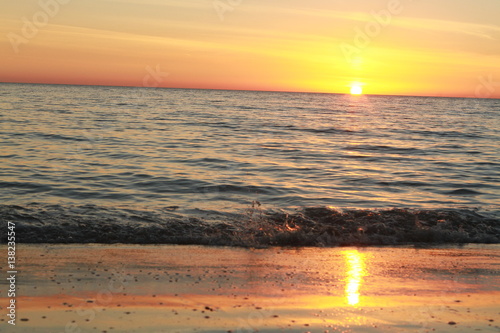 Obraz na plátne Florida Gulf sand and sunsets