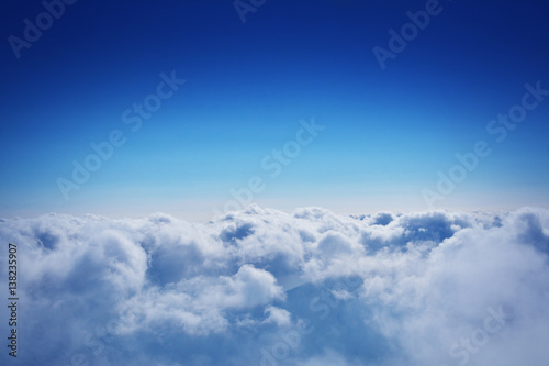 Beautiful Blue Sky and Clouds © Alexey