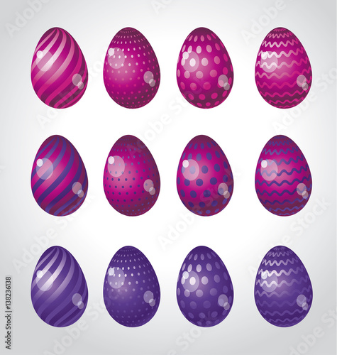 Rainbow vivid color Easter ...