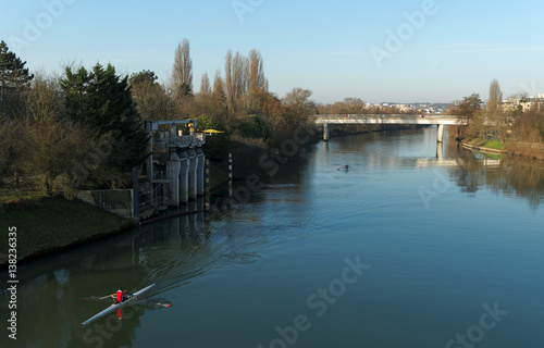 Aviron sur la Marne à Neuilly sur Marne photo