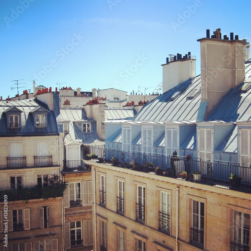 Parisian apartment building