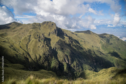 Tablou pe pânză An extinct secondary crater on Pichincha