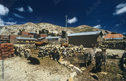 Andendorf in Bolivien photo