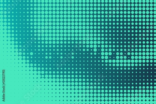 Abstract creative concept vector comic pop art style blank, layout template with clouds beams and isolated dots pattern on background. For sale banner, empty bubble, illustration halftone book design