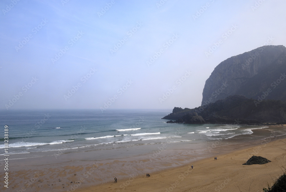 Laga beach and Cape, Ibarrangelu ,Vizcaya, Basque Country, Spain