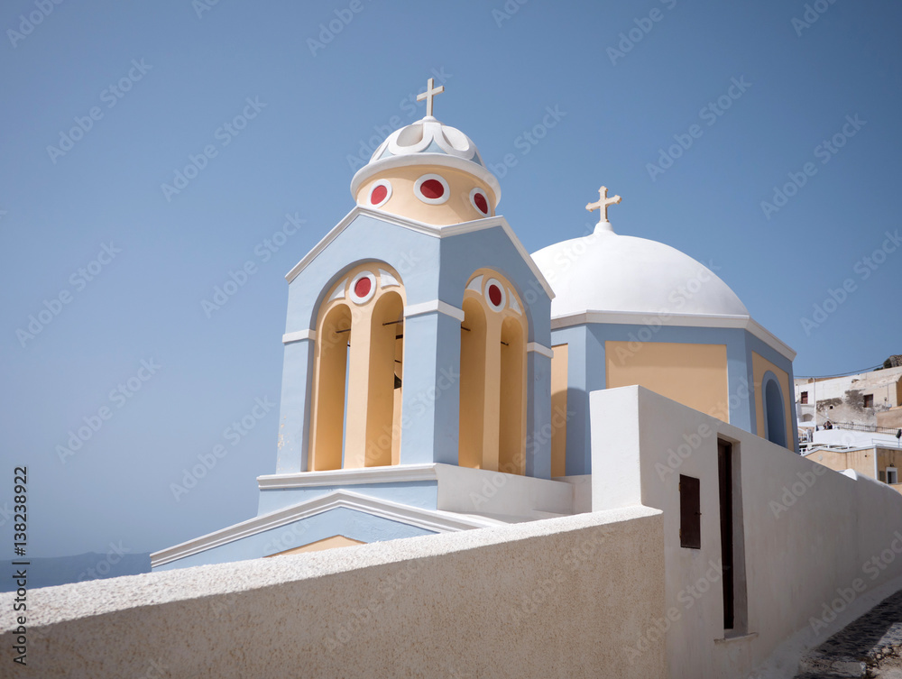 Traditional church roof top