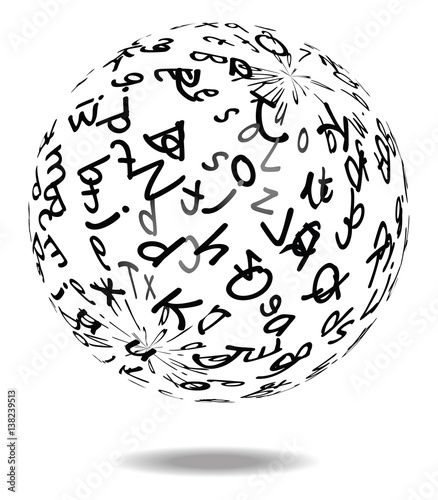 Logo 3D Spere with Letters