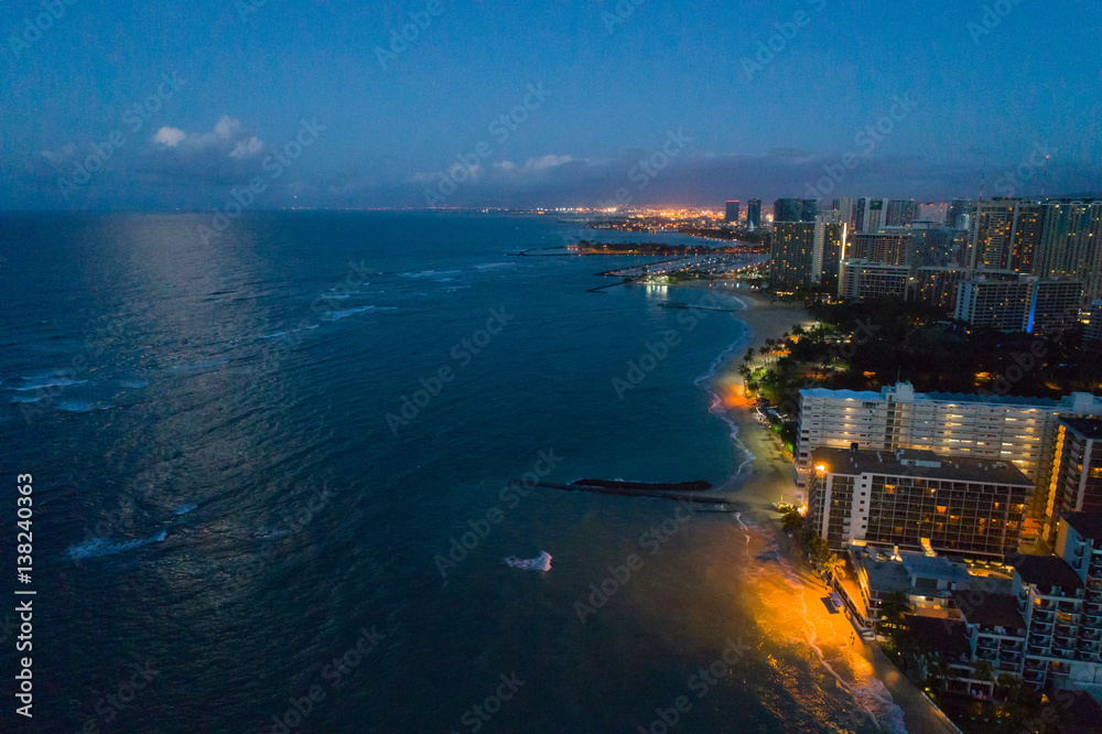 Aerial image of Waikiki Beach FL