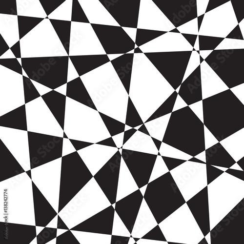 Abstract vector black and white minimalistic pattern