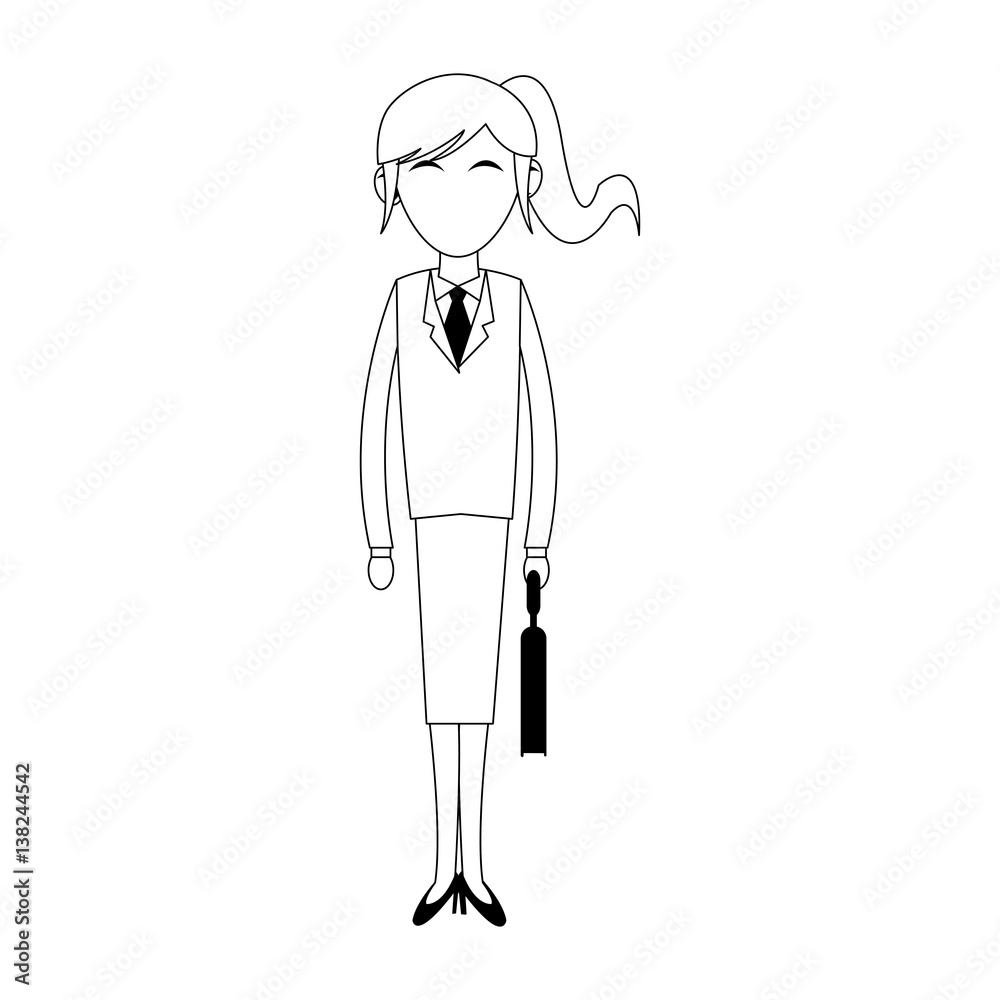 faceless business woman icon image vector illustration design faceless business woman icon image vector illustration design