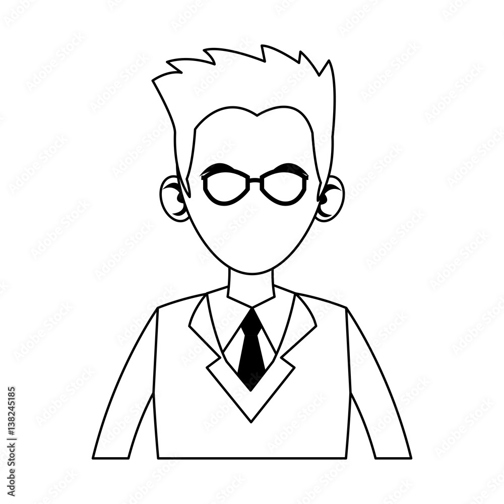 faceless businessman icon image vector illustration design faceless businessman icon image vector illustration design