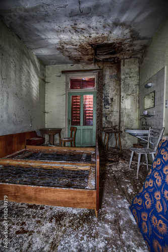 Zimmer im verlassenen Haus