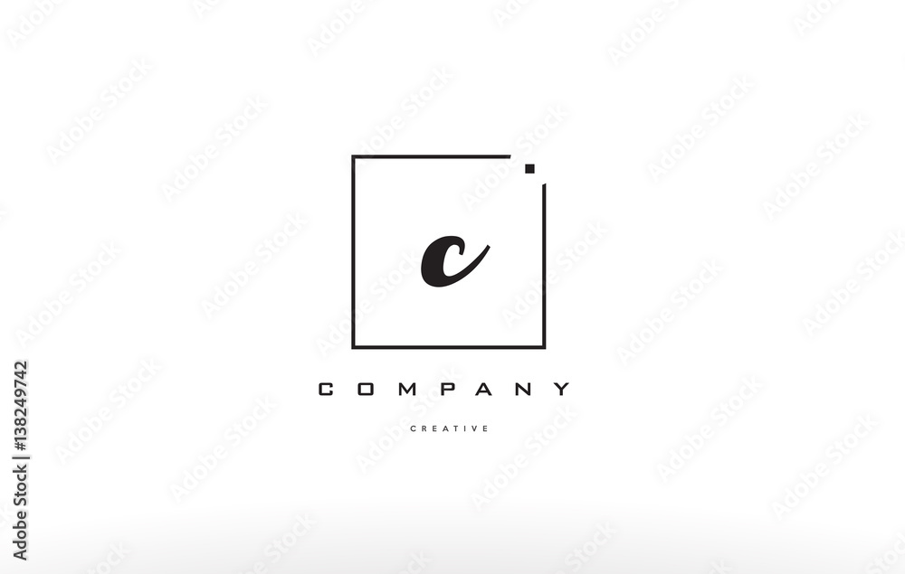 c hand writing letter company logo icon design c hand writing letter company logo icon design
