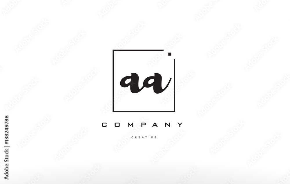 aa a hand writing letter company logo icon design aa a hand writing letter company logo icon design