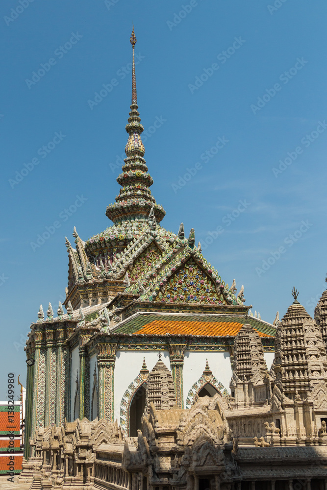Phra Sawet Kudakhan at the Temple of the Emerald Buddha (Wat Phra Kaew), Grand Palace complex, Bangkok, Thailand