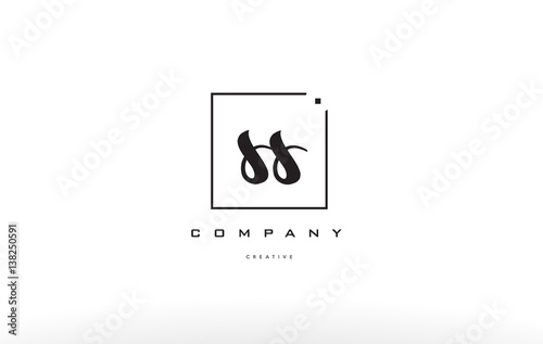 ss s s hand writing letter company logo icon design