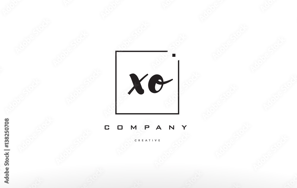 xo x o hand writing letter company logo icon design xo x o hand writing letter company logo icon design