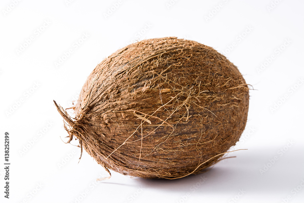 Coconut isolated on white background
Coconut isolated on white background