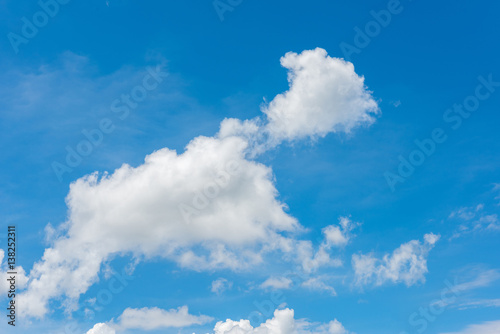 blue sky with cloud