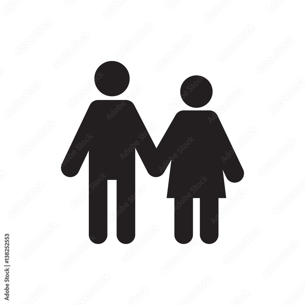 couple icon illustration couple icon illustration