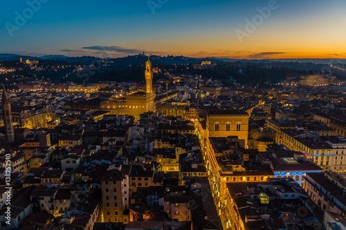 Skyline of Florence at Night - Italy
