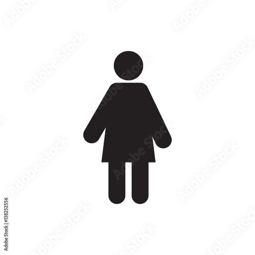 woman icon illustration