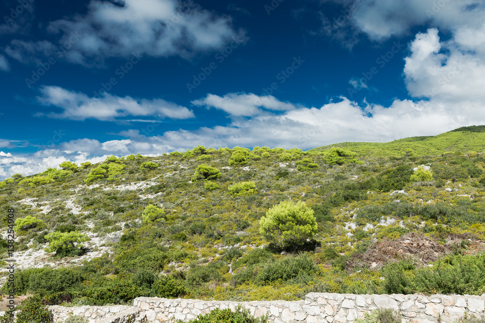 Mountain landscape, Zakynthos