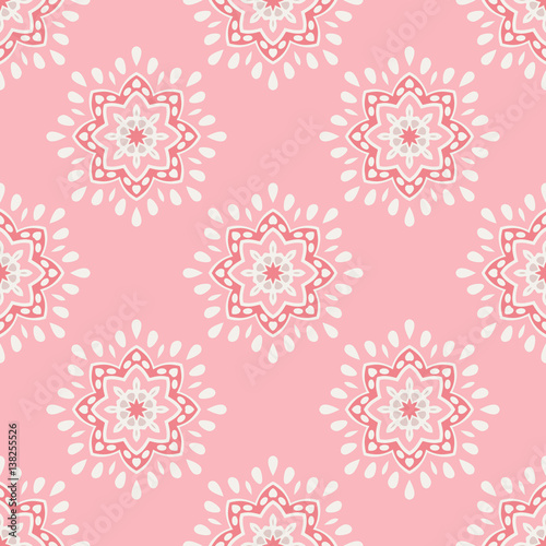 cute seamless floral vector background