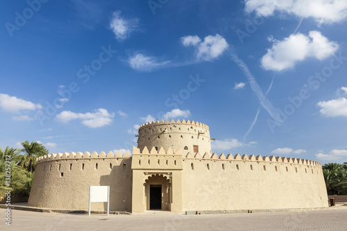 Historic Hili fort in Al Ain, UAE photo