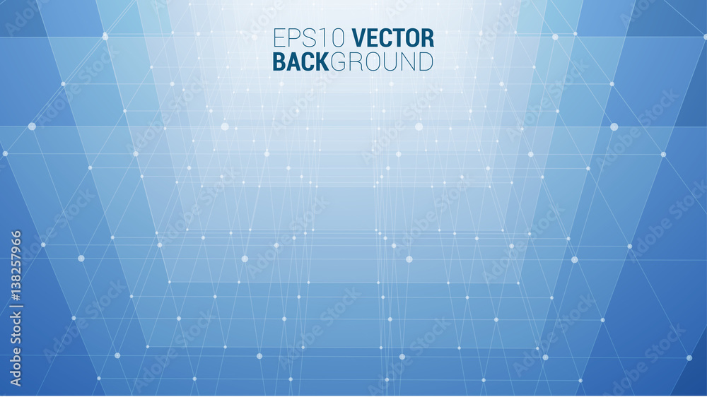 Fototapeta premium Vector Abstract futuristic background