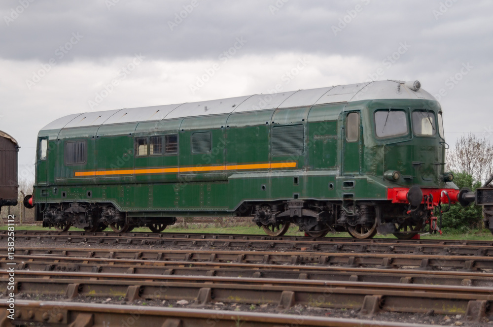 Single heritage diesel locomotive 