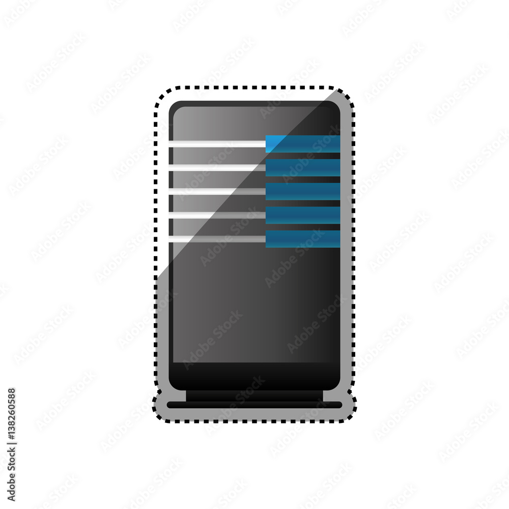 Database storage computer icon vector illustration graphic design Database storage computer icon vector illustration graphic design
