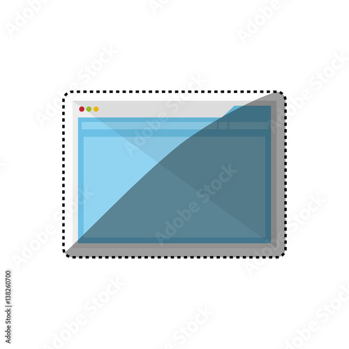 Website internet page icon vector illustration graphic design