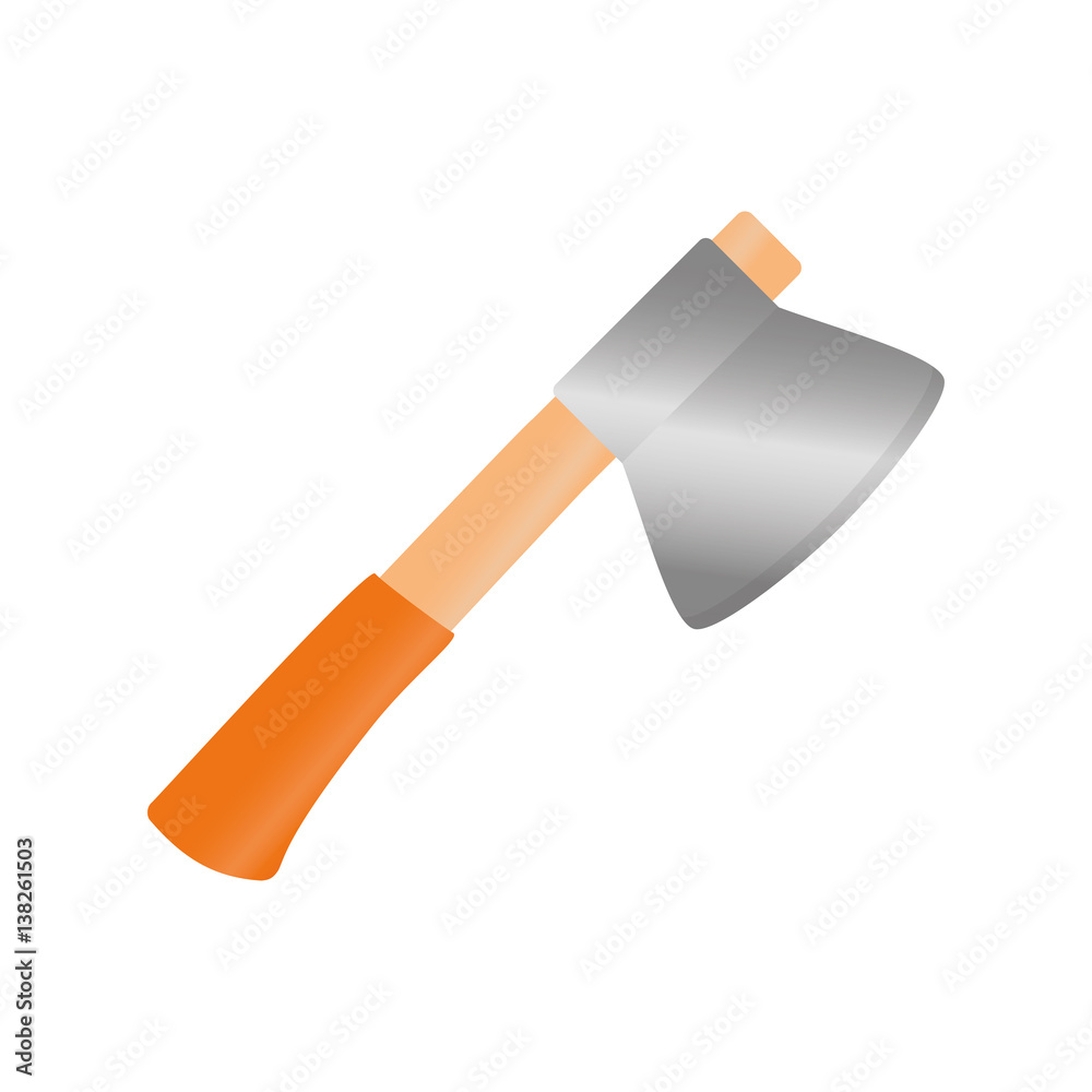 Axe construction tool icon vector illustration graphic design Axe construction tool icon vector illustration graphic design