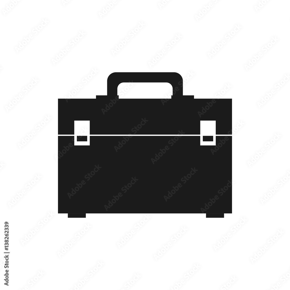 Tools kit box icon vector illustration graphic design