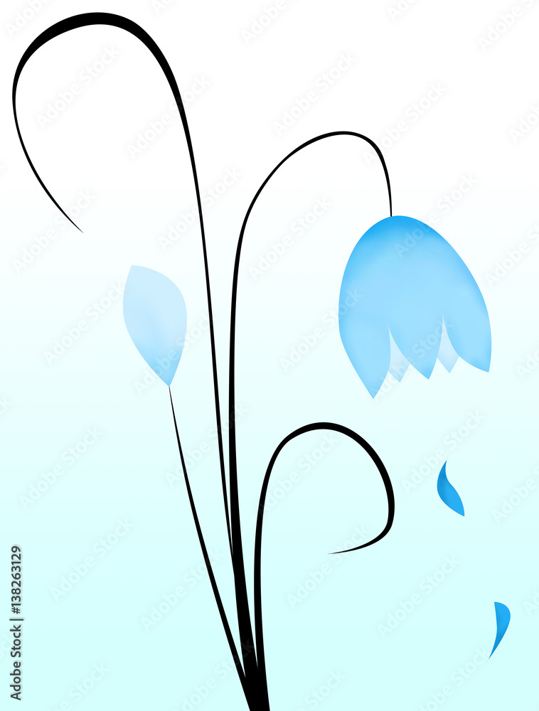 Naklejka premium Vector Flower