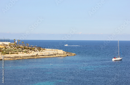 Boat in the sea