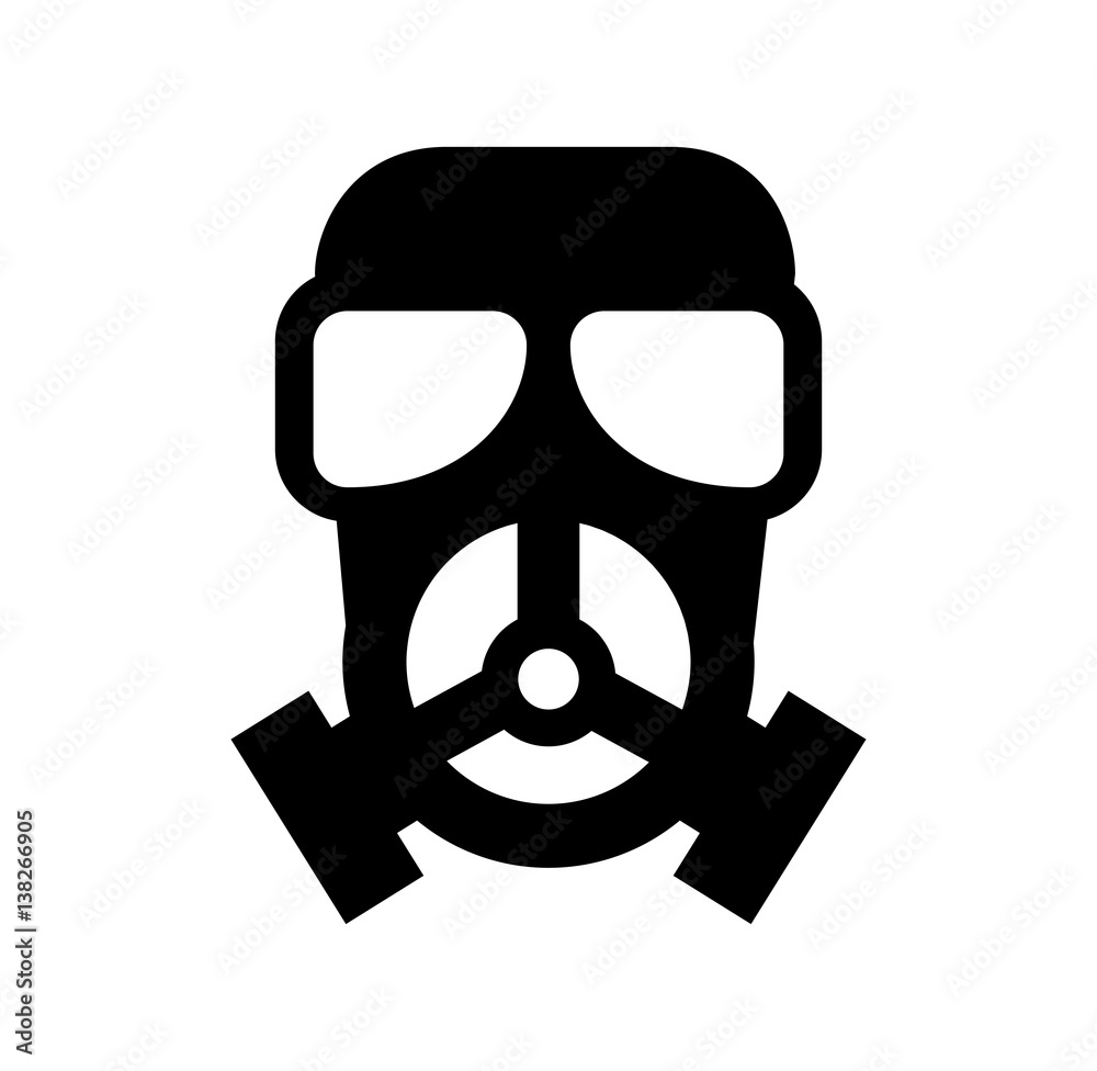 nuclear mask isolated icon vector illustration design nuclear mask isolated icon vector illustration design