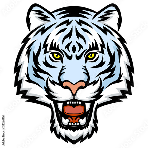 Fototapeta Naklejka Na Ścianę i Meble -  Tiger anger