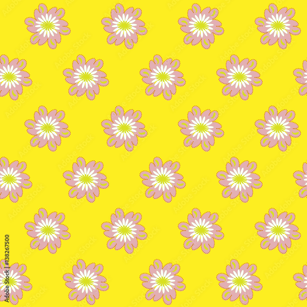 Fototapeta premium seamless flower pattern