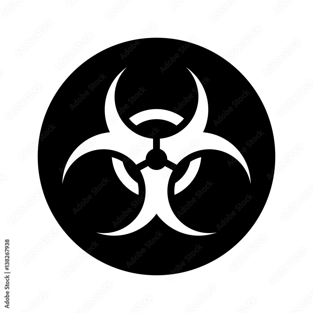 biohazard sign isolated icon vector illustration design biohazard sign isolated icon vector illustration design