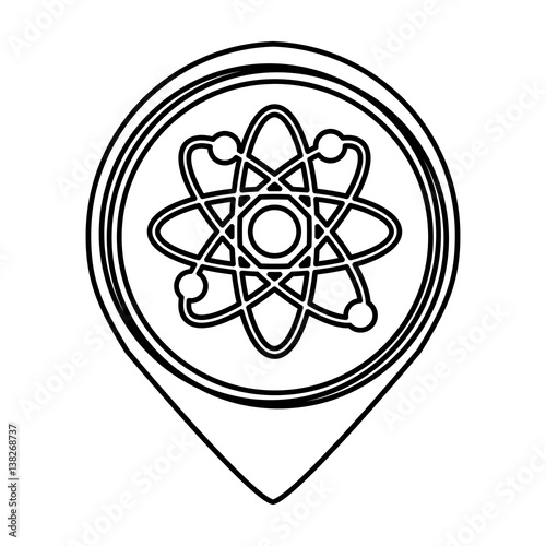 molecular sign isolated icon vector illustration design