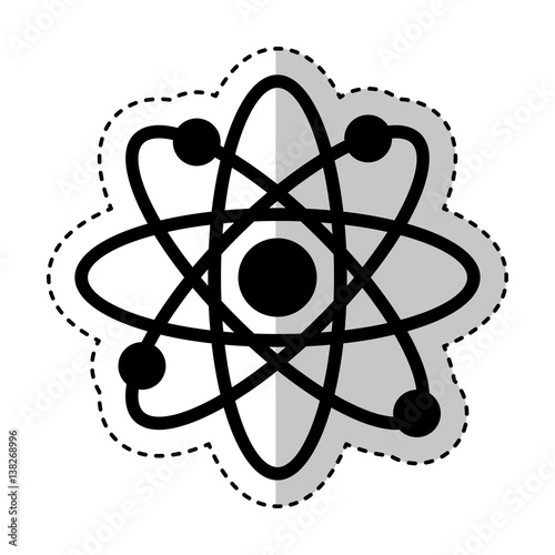 molecular sign isolated icon vector illustration design