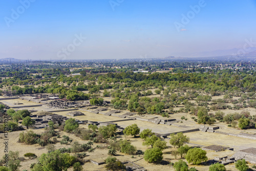 Aerial view of the Avenue of the Dead