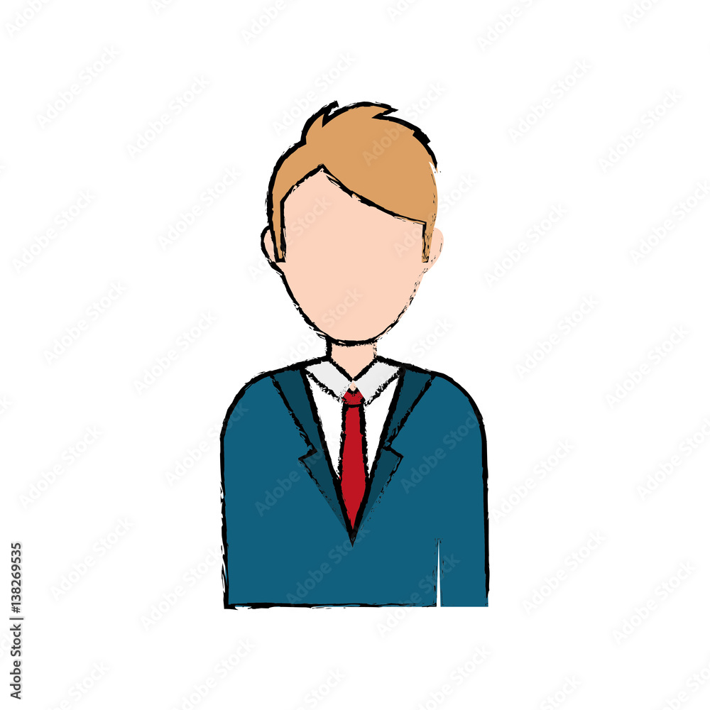 Businessman executive profile icon vector illustration graphic design Businessman executive profile icon vector illustration graphic design